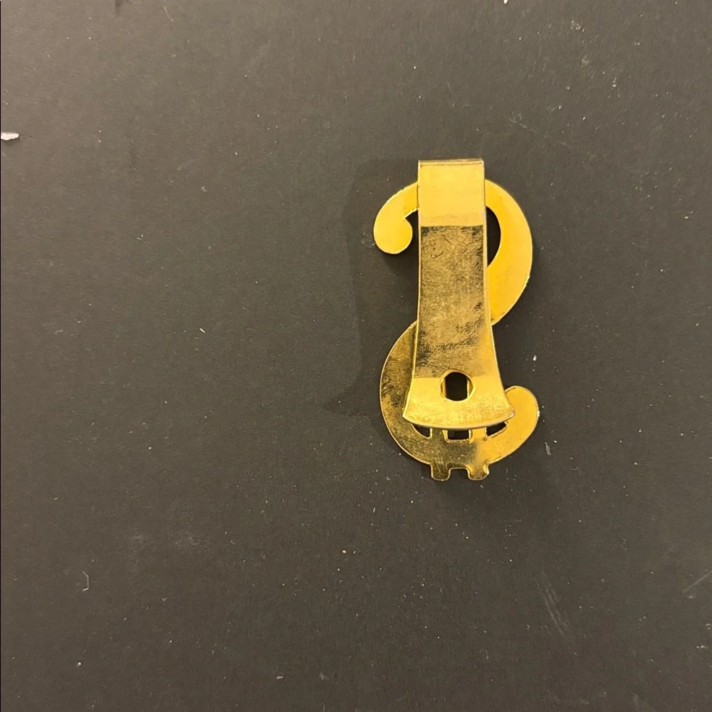 Gold Dollar Sign Money Clip